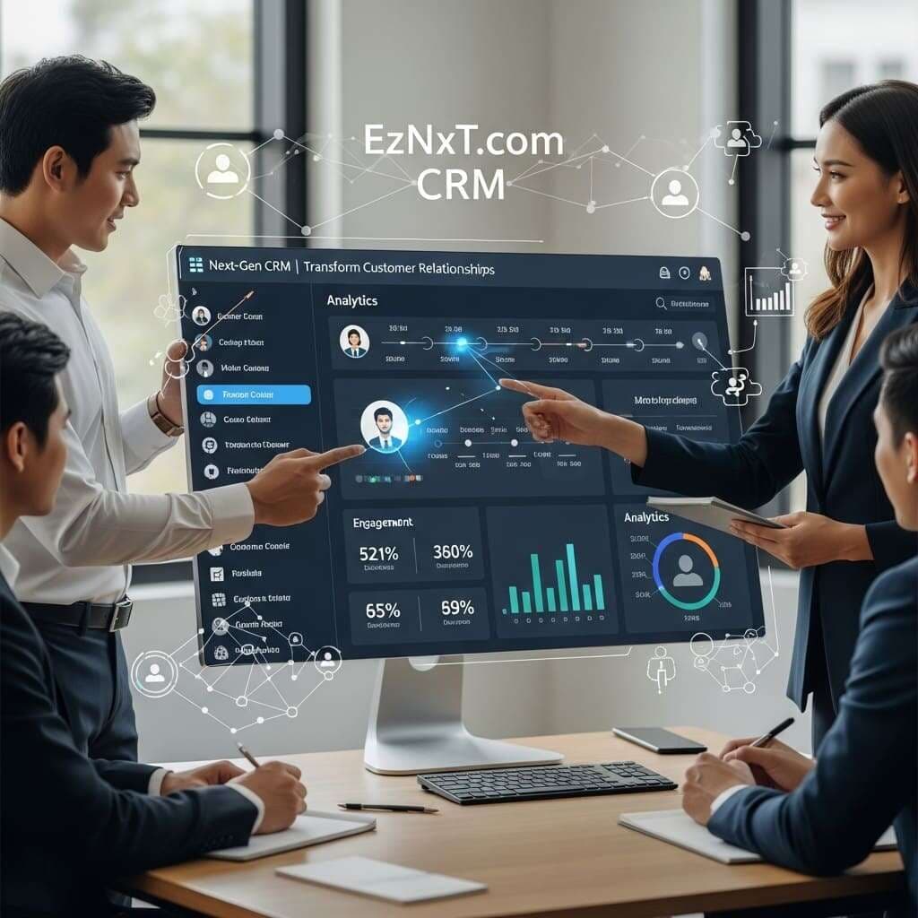 CRM Solutions Illustration