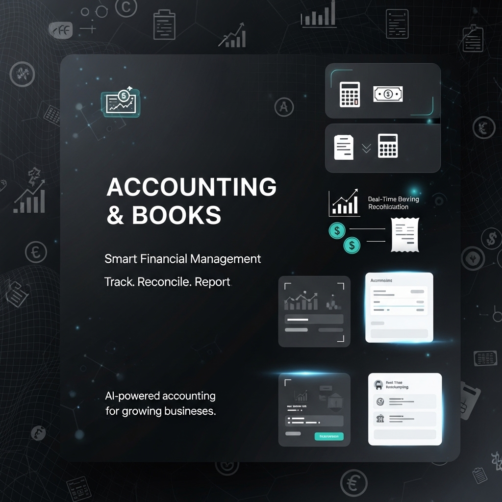 EzNxT Accounting & Books Dashboard Preview