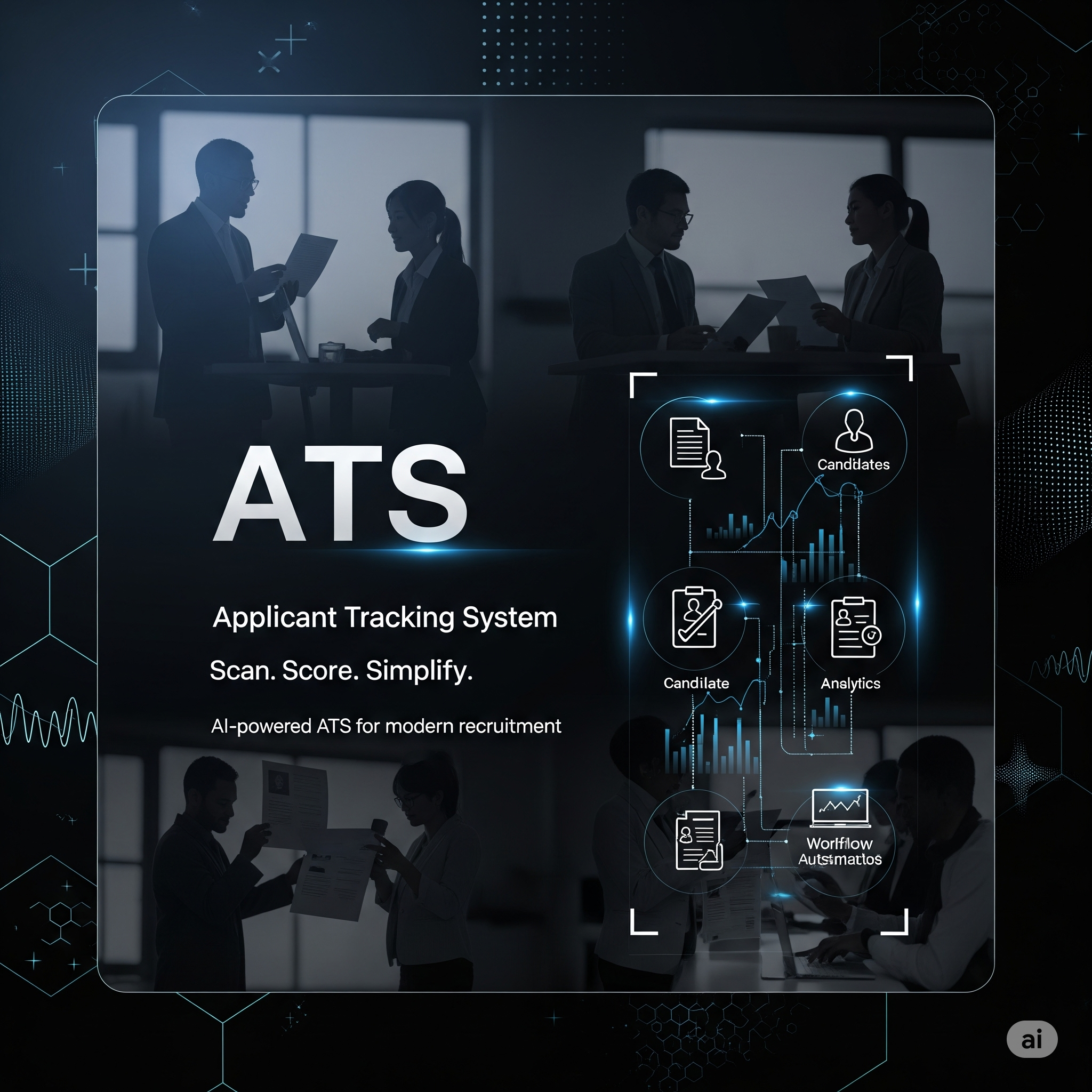 EzNxT ATS Dashboard Preview