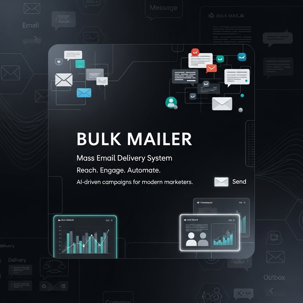 EzNxT Bulk Mailer Dashboard Preview