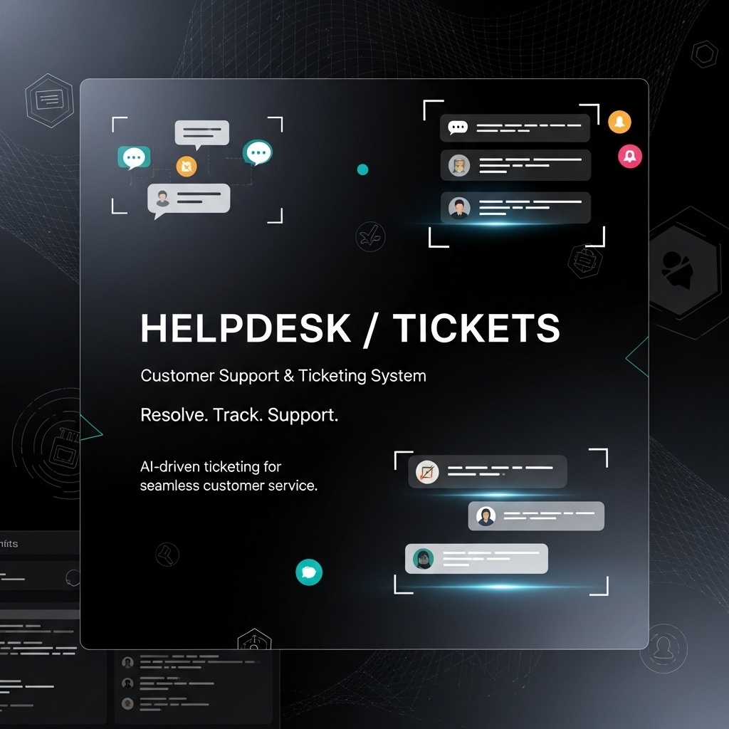 EzNxT HelpDesk Dashboard Preview